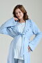 Winter Soft Dressing Gown Cotton Maternity Pajamas Set - 2