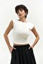 Nives Back Low-cut White Crop - 3
