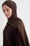 Luxe Desen Liora Cotton Shawl Bitter Brown - 3