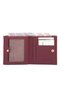 Claret Red Genuine Leather Women's Wallet - S1Cb00005627-M71 - 2