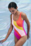 Pauline Colorful Sports Swimsuit-Aysu Türkoğlu Collection - 4