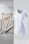 Classic Strappy 3-Pack Lycra 100% Cotton White Men's Undershirts - 3