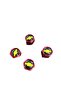 Rubber Valve Cover Chevrolet Red Set of 4 Metal Stylish