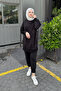 Minimal Plain Basic Sweat - Black - 3