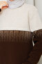 Two-Color Glitter Knitwear Tunic - 3