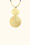 Geometric Circle Figured Gold Women's Design Necklace - 3