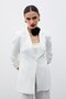 Mono Collar Classic Jacket - Ecru - 5