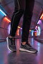 Smoked Light Flexible Lock Lace-Up Men's Sports Shoes Nans 6006 m