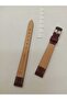 12 mm Compatible Watch Strap - Genuine Leather - Burgundy Color Flat Stitched Model - Silver Color Buckle, , (Second Item in the Cart Is 100 Tl.) - 2