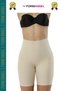 Women's Corset Laser Cut Non-Visible Non-Slip Firming Long Ghost Corset 4 Pieces - 4
