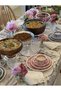160X270 Vintage Tablecloth