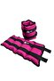 2 kg X 2 Pieces Fuchsia Hand and Foot Weights Sand Weight Set - 4