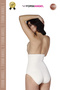 Women's Corset Seamless Laser Cut Non-Visible Gathering Anti-Slip High Waist Slip Corset 1 Piece - 3
