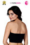 Women's Bandeo Seamless Gathering Basic Knitted Seamless Padless Bandeo Bustier 4 Pieces - 2