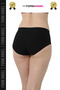 Women's Kilot Laser Cut No Trace Anti-Slip Texture 2 Size Reducer Ghost Bato Panties 3 Pieces - 6