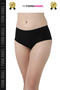 Women's Kilot Laser Cut No Trace Anti-Slip Texture 2 Size Reducer Ghost Bato Panties 3 Pieces - 5
