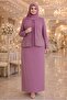 THREE-PIECE CREPE SET WITH SKIRT 30348
