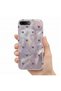Apple iPhone 6S Plus Compatible Case Pink Heart Silicone Case Lilac - 3