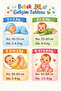 Baby Cloud Patterned Hospital Release 100% Cotton Organic - 2