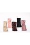 Girl's Tights with Stone Slit Detail - Black - 4