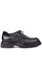 - Black Color Genuine Leather Lace-Up Men's Casual Shoes 115-K600