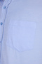Men's Classic Fit Long Sleeve Cotton Easy-Iron Dobby Blue Shirt - 6