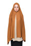 Ready Practical Interlocking Luxury Organic Plain Combed Shawl Evenly Aligned Tan - 4