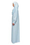 Practical One-Piece Sun Patterned Sleeves and Removable Headscarf Lycra Hijab Prayer Dress 990-0302 - 4