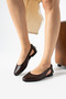 Brown Leather Open-Side Sandals - 3