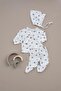 Fruit Printed Pure Hug Series Double Breasted 3-Piece Set - 3
