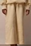 Cream Wide Leg Sweatpants - 7