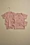 3-Pack Salmon Dreams Series Short Sleeve Snap Fastener Bodysuit Model 9