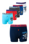 Tec0253 6 Pieces Children's Boys' Elastane Printed Boxers