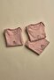 3-Pack Salmon Dreams Series Short Sleeve Snap Fastener Bodysuit Model 9 - 6