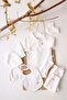 Koala Embroidered 5-Piece Double-Breasted Newborn Set (0-3 Months) - 5
