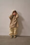 Mink Embroidered Oversized Long Sleeve T-Shirt - 2