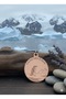 Penguin Is Alone but Free Themed Pure Copper Necklace