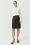 Women's pencil fabric skirt - 3