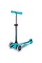 Scooters | Mini Deluxe LED Children's Scooter Aqua | Handlebar Adjustable | Light Up Whe