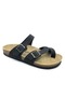 Aryan 20-320 Women's Orthopedic Flip Flops Black - 3