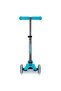 Scooters | Mini Deluxe LED Children's Scooter Aqua | Handlebar Adjustable | Light Up Whe - 4