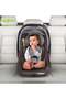 3 in 1 Baby Carry Cot for Newborn with Canopy, Adjustable Handle, 3 Point Safety Belt (Brown) - 3