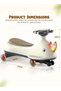 Rino Swing Ride On Car with PU LED Wheels Music Twister Push Car for Kids 3–8Y Beige - 6