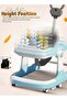 3 in 1 Baby Activity Walker for 6-18 Month Baby, Parental Handle (Blue) - 5