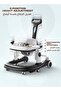 3 in 1 Rollo Baby Walker for Kids, Parental Push Handle, 5 Adjustable Height (Black) - 3