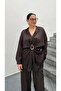 Brown Buckle Shirt and Pants Set - 51240 - 2