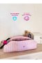 Dusty Pink Striped Hair Straightener Bag Waterproof Airwrap Airstrait Compatible Travel Bag