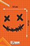 Face Sticker 12X10 cm Vehicle - Motor Sticker Label Foil Cutting - 3