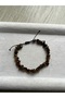 Cat's Eye Stone Adjustable Rope Bracelet / Anklet - 2