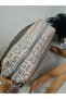Multi-Pocket Written Women's Shoulder Bag - 5